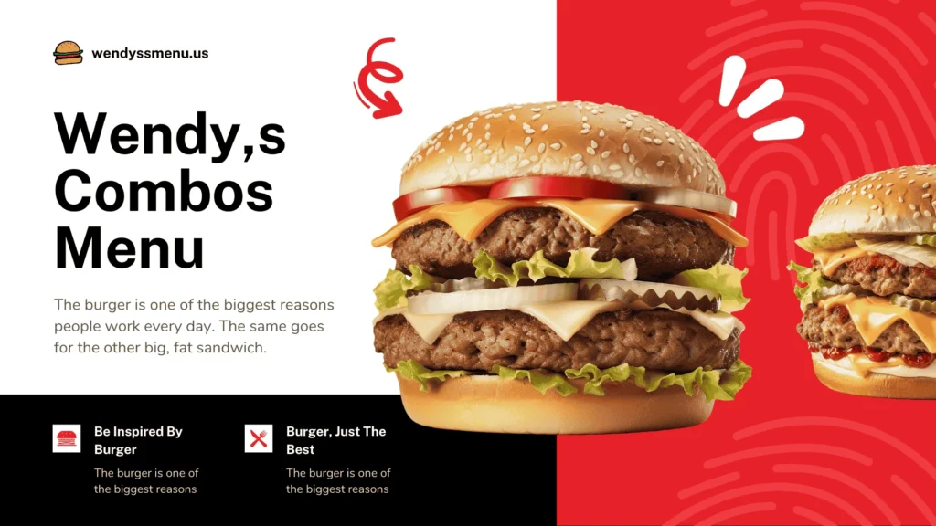 Wendys Combo Menu