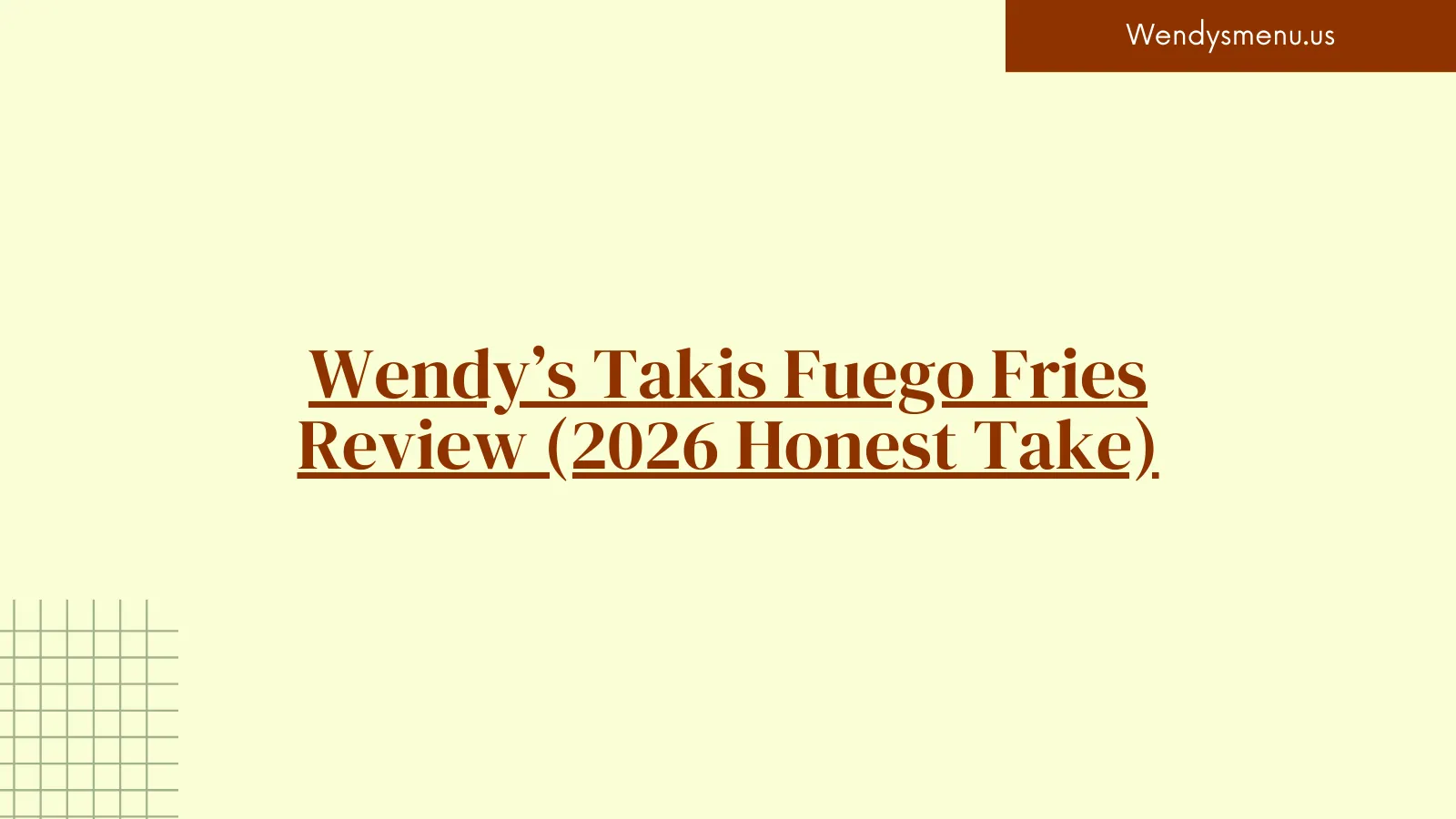 Wendy’s Takis Fuego Fries Review (2026 Honest Take)
