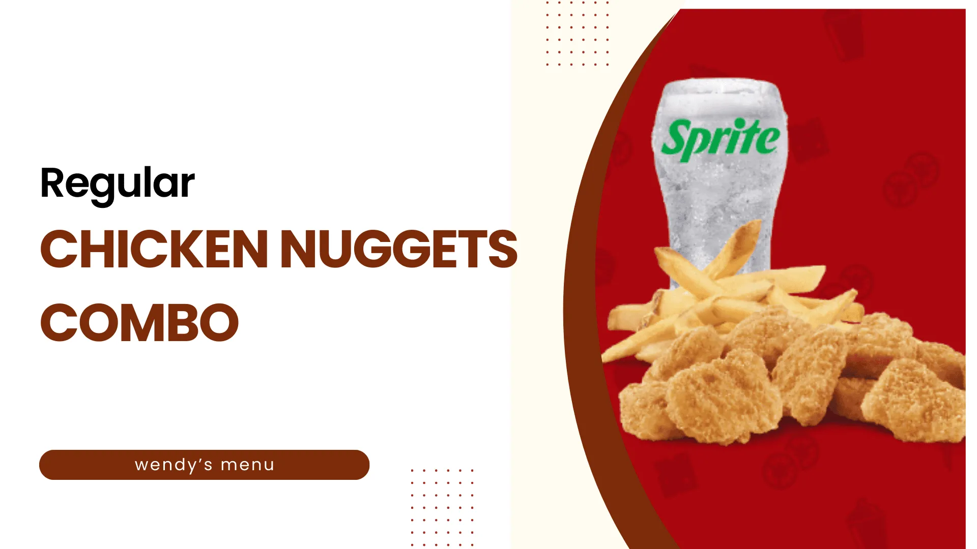 wendys chicken nuggets combo