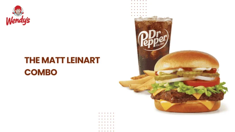 The Matt Leinart Combo wendys menu