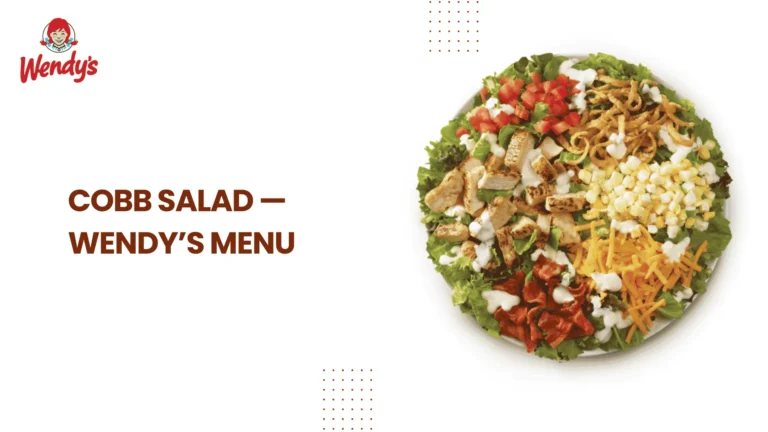 Cobb Salad — Wendy’s Menu
