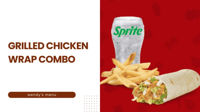 Grilled Chicken Wrap Combo – Herb-Marinated & Fresh