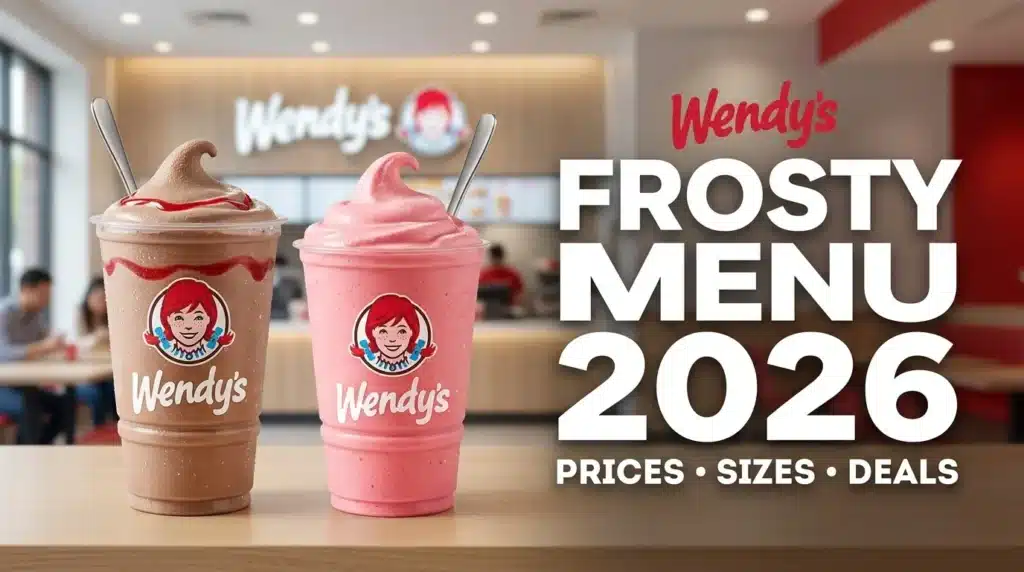 wendy's frosty menu